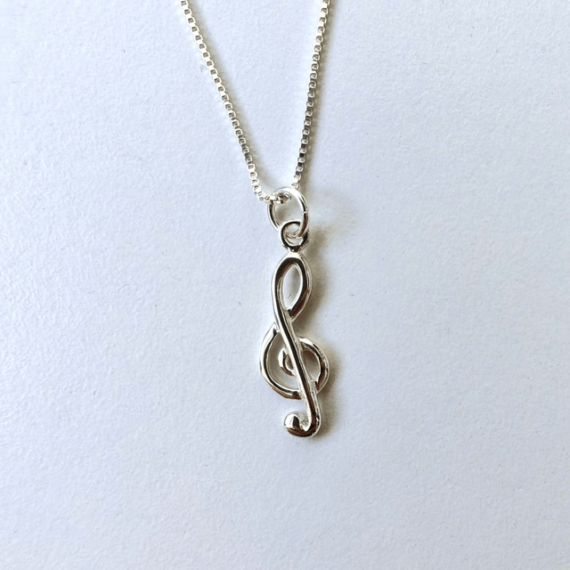 Treble Clef Necklace