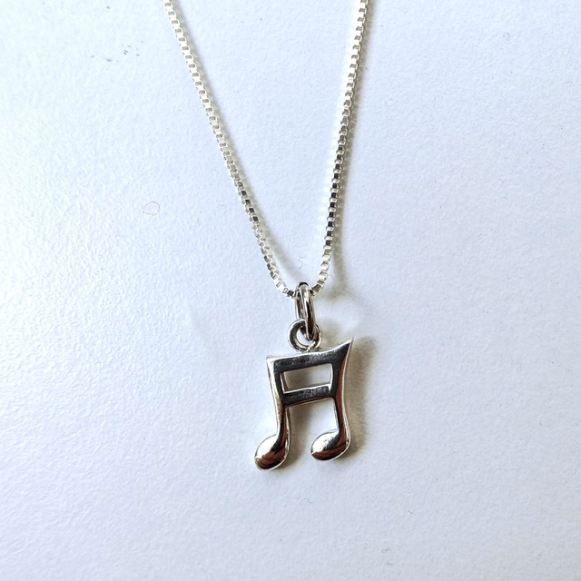 Musical Note with 16" Chain