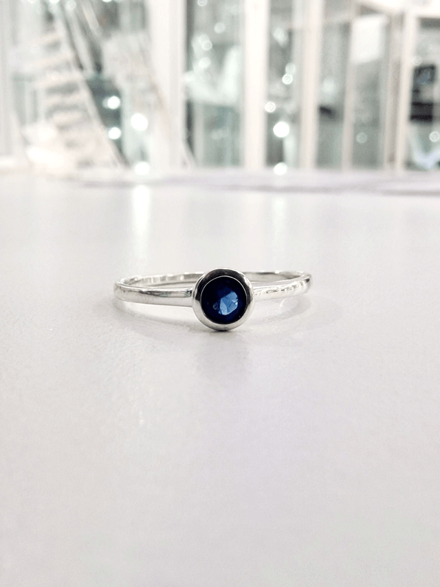 Sapphire CZ Ring