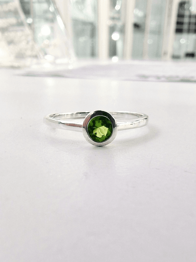 Peridot CZ Ring 