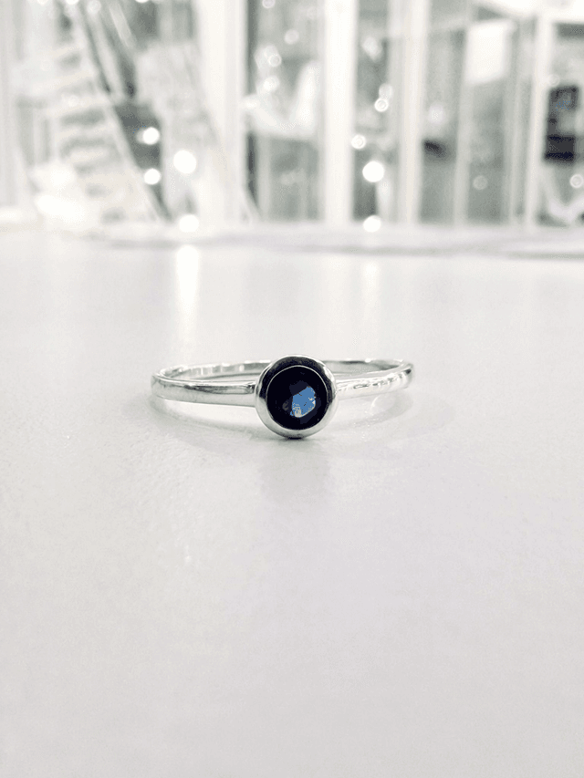 Sapphire CZ Ring
